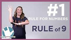 Incorporating Numbers Into Signs | ASL | Rule of 9