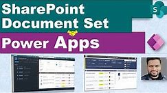 Power Apps SharePoint Document Set Library Tutorial