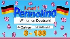 Pennolino! DEUTSCH lernen. - Die Zahlen 0 - 100 - Zählen, Numbers, Count. Learn GERMAN.
