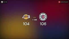 Box score Lakers vs Clippers