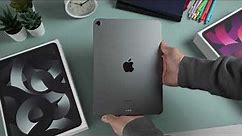 iPad Air 5 Unboxing (Space Grey) + Accessories | ✨[aesthetic, chill ]