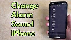 How to Change Alarm Sound on iPhone