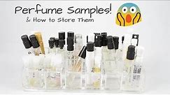Perfume Samples! And How to Store Them!