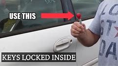 HOW TO UNLOCK A CAR DOOR (without a key)!