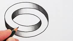 How to Draw a Simple Optical Illusion: The Impossible Oval: Narrated