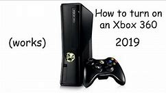 How to turn on an Xbox 360 in 2019 (works)