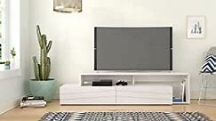 Nexera 112003 72-Inch Tv Stand with 2 Drawers