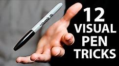 12 IMPOSSIBLE Pen Tricks Anyone Can Do | Revealed