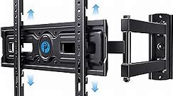 Pipishell Full Motion TV Wall Mount for Most 26-60 inch Flat & Curved TVs up to 77 lbs, Adjustable Bracket Height, Single Articulating Arm, Extension, Max VESA 400x400mm, PIMF9