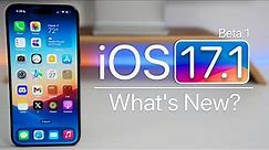 iOS 17.1 Beta 1 is Out! - What's New?