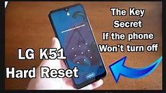 LG K51 How to Hard Reset Removing PIN, Password, Fingerprint pattern