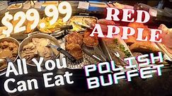 $29.99 All You Can Eat Polish Buffet Red Apple Chicago Food Trial & Review T5 The Traveler & Becky