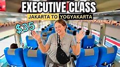 $35 Executive Class Train from Jakarta to Yogyakarta 🇮🇩 Indonesian Train Travel