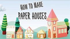 How To Make A Paper House: Simple DIY Tutorial With FREE Templates!