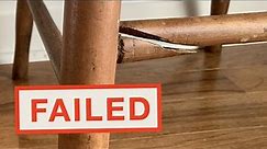 Failed Furniture Repairs - Learn Faster How to Fix Furniture | Woodworking Repair Levels
