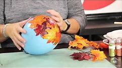 Inspired by Pinterest: Crafting with Fall Leaves