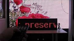 How to display time and 2 rows of text on your LED Sign - OLIVE LED RGY RBP RWP Full Color LED Sign
