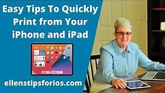 Easy Tips To Quickly Print From Your iPad and iPhone