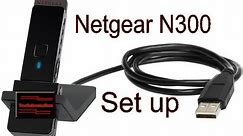 How to setup a wireless adapter including netgear n300