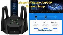 xiaomi Mi Router AX9000 Browser Setup