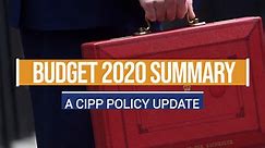 CIPP Budget 2020 Summary