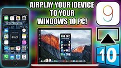 How to Airplay Your iDevice to Your Windows 10 PC For FREE!