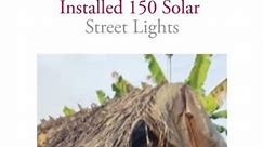 Sharp Solar Street Light #IlluminatingLives #SHARP #beoriginal