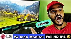LG 24 Inch IPS Full HD Monitor Unboxing and Review | 24MK600M Cheap and Best Budget Monitor