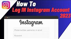 How To Login Instagram On Pc/Laptop/Desktop/Computer - IN 1 MINUTE