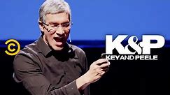 Tim Cook Loses His S**t at His First Apple Keynote - Key & Peele