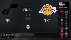 Utah Jazz @ Los Angeles Lakers | In-Season Tournament Group Play on TNT Live Scoreboard