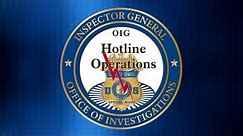 Report Fraud: HHS-OIG Hotline Operations