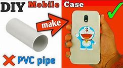How To Make Mobile Cover With PVC Pipe / Diy Phone Case From Plastic Pipe / Mobile Cover
