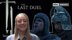 Last Duel film weapons and armour review with Curatorial Assistant Eleanor Wilkinson-Keys