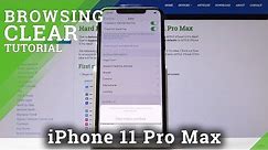 How to Erase Browsing History in iPhone 11 Pro Max - Clear Browsing Data