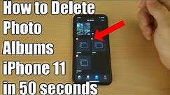 How to Delete Photo Album on iPhone