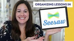 SEESAW TUTORIAL FOR TEACHERS | How to use skills, folders, collections in Seesaw