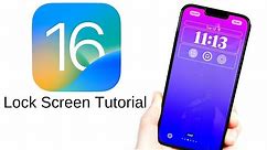 How To Customize Lock Screen on iOS 16?