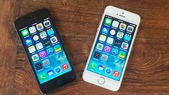 iPhone 5 vs iPhone 5s on iOS 7