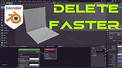 QUICK DELETE - Blender tutorial