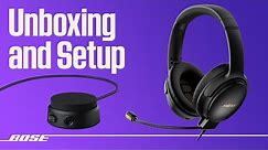 Bose QuietComfort™ 35 II Gaming Headset – Unboxing and Setup