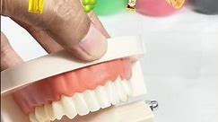 Teeth Eat Emoji Satisfying 3 #asmr #teeth #relaxing
