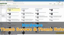 Mechanical Design: Thumb Screws & Thumb Nuts