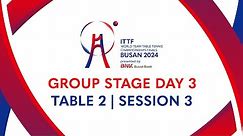 LIVE! | T2 | Day 3 | ITTF World Team Table Tennis Championships Finals Busan 2024 | JPN vs TPE (M)