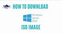 How to download windows server 2016 iso image