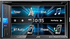 JVC KW-V250BT Multimedia Receiver Featuring 6.2" WVGA Clear Resistive Touch Monitor/Bluetooth / 13-Band EQ