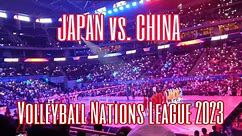 Japan vs. China Set 1 | VNL 2023 | July 04, 2023 | Mall of Asia Arena Manila, Philippines