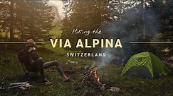 Solo hiking and wildcamping in Switzerland | Via Alpina | 170 KM | 9 Days