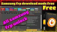 Unlock Tool Free Samsung frp unlock | Full Unlock Tool download || Aj Mobile Repairing | unlock tool