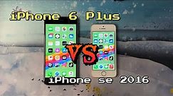 iPhone 6 Plus vs iPhone Se 2016